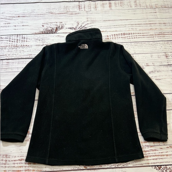 Girls The North Face size large black fleece jacket - Picture 3 of 10